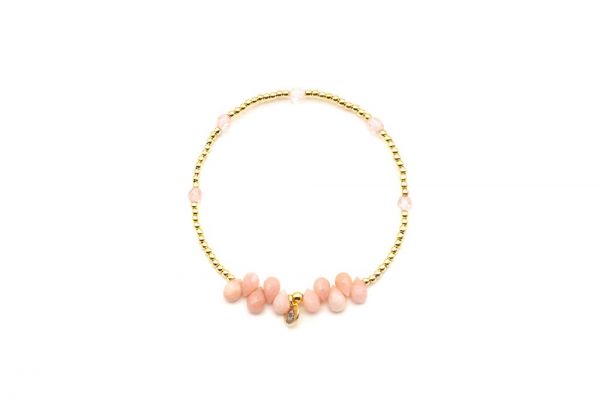 SCHMÜCKSTÜCK Armband Fine Jewelry Drops Light Pink